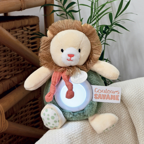 Veilleuse couleurs savane lion Doudou et compagnie