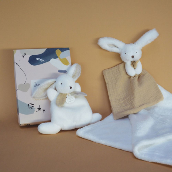 Coffret plaid et doudou happy wild Doudou et compagnie