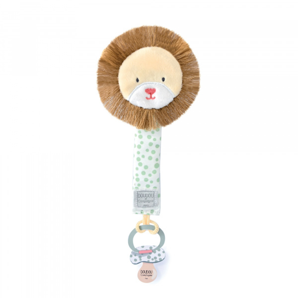 Attache sucette couleurs savane (coloris aléatoire) Doudou et compagnie