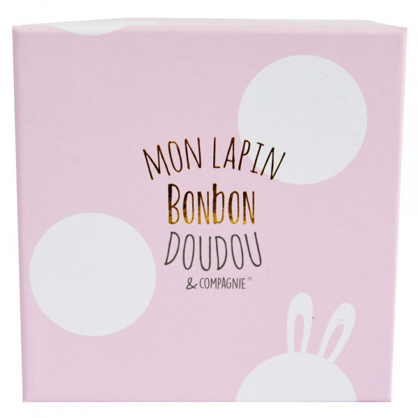 Chaussons 0-6 mois lapin bonbon rose Doudou et compagnie
