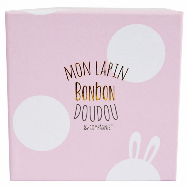 Grand doudou lapin bonbon rose Doudou et compagnie