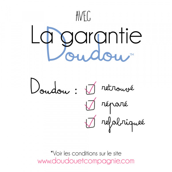 Doudou marionnette souris pearly Doudou et compagnie