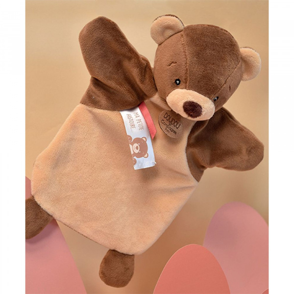 Doudou marionnette à main ours Doudou et compagnie