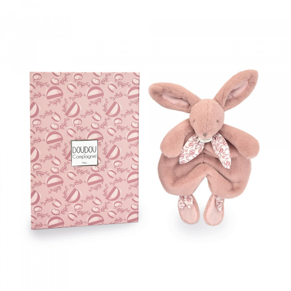 Doudou lapin rose lapin doudou 29 cm Doudou et compagnie