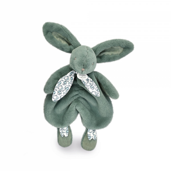 Doudou lapin vert sauge lapin doudou 29 cm Doudou et compagnie