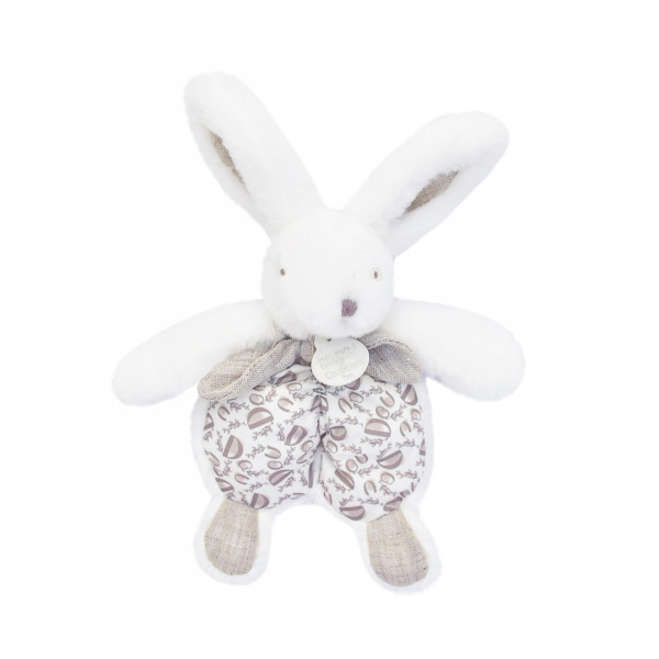 Doudou plat lapin beige sable lapin doudou 18 cm Doudou et compagnie