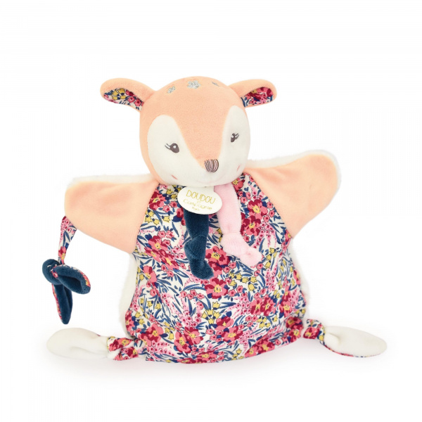 Doudou marionnette boh'aime faon 25 cm Doudou et compagnie