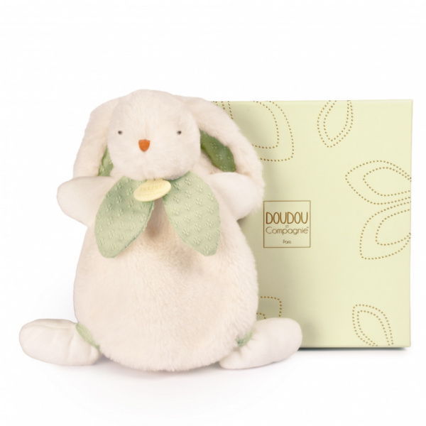 Doudou lapin bonbon 25 cm sauge Doudou et compagnie