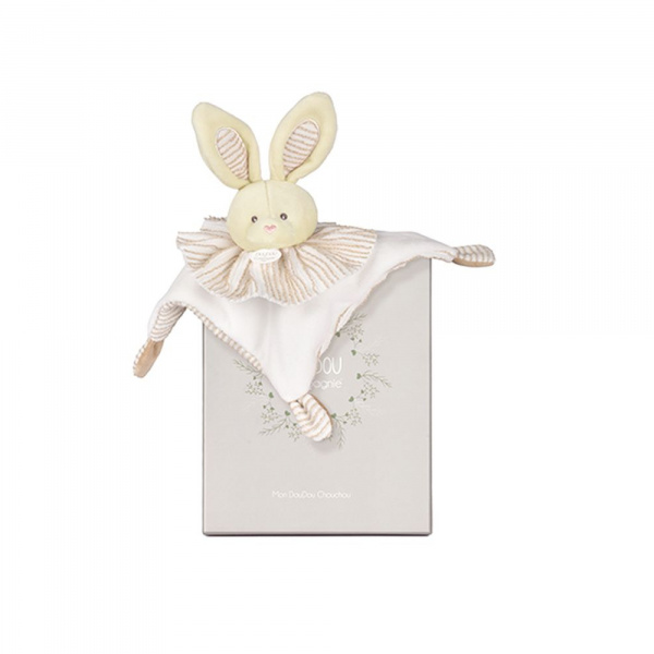 Doudou plat les chouchoux 20 cm lapin Doudou et compagnie