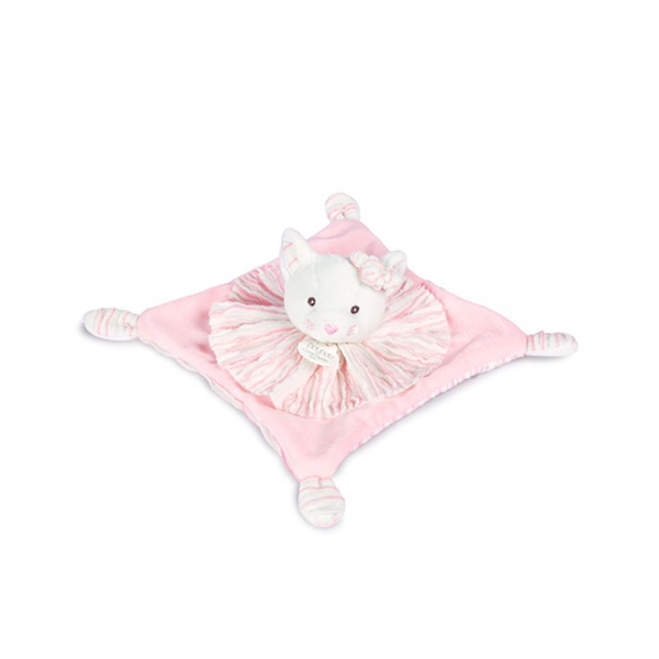 Doudou plat les chouchoux 20 cm chat Doudou et compagnie
