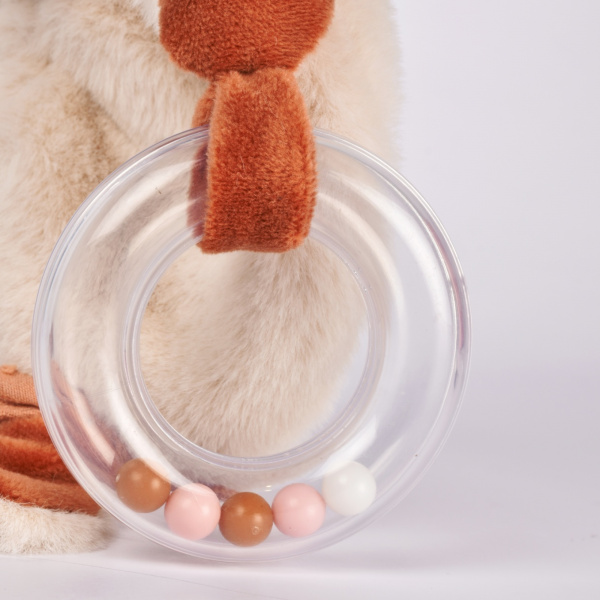 Doudou avec hochet 18 cm mina la renarde Doudou et compagnie