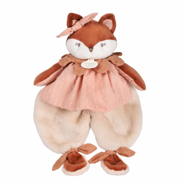 Doudou plat 29 cm mina la renarde Doudou et compagnie