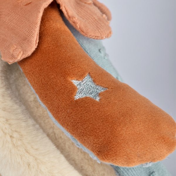Doudou plat 29 cm timo le renard Doudou et compagnie