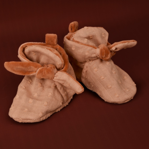 Coffret bébé doudou et chaussons timo le renard Doudou et compagnie