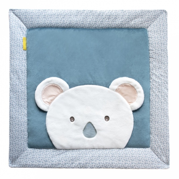Tapis de parc 100x100 cm tapidou yoca le koala Doudou et compagnie