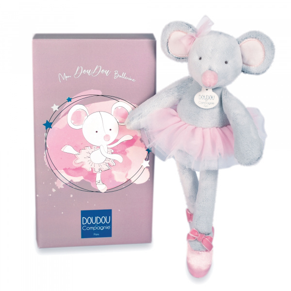 Peluche 30 cm mon doudou ballerine faon Doudou et compagnie