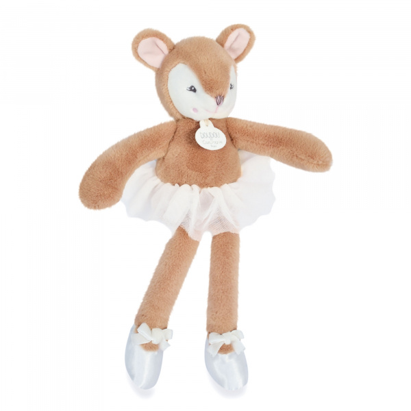 Peluche 30 cm mon doudou ballerine faon Doudou et compagnie
