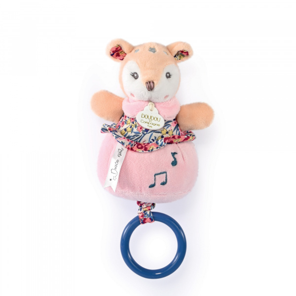 Peluche musicale boh'aime faon Doudou et compagnie