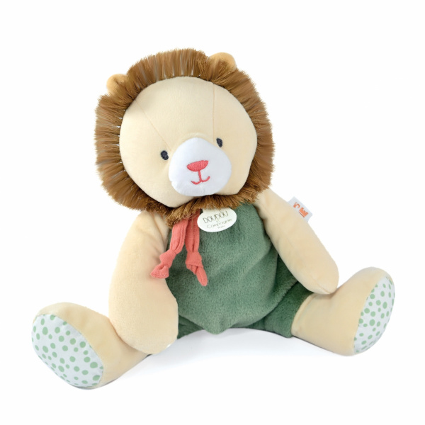 Peluche 30 cm couleurs savane lion Doudou et compagnie