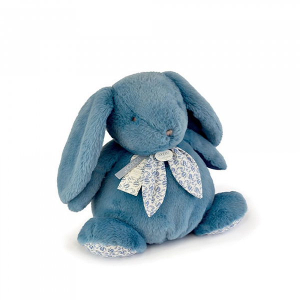 Peluche lapin doudou 42 cm bleu Doudou et compagnie
