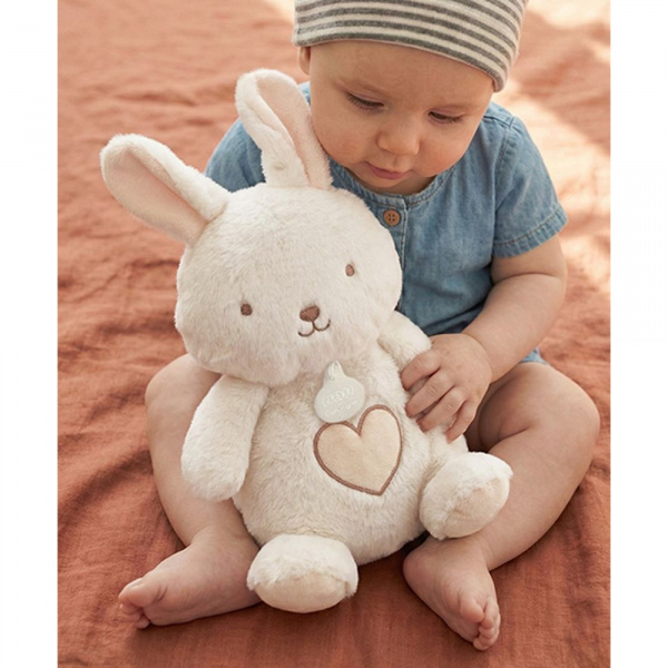 Peluche sonore et lumineuse respi'rêves lapin Doudou et compagnie