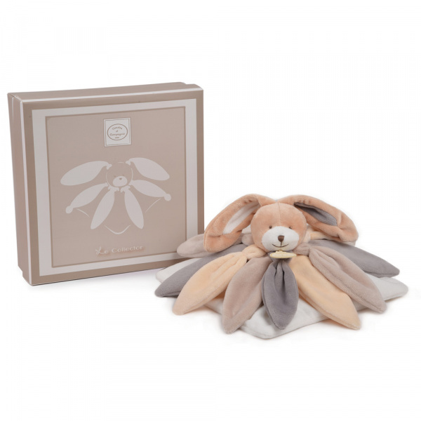 Doudou collector lapin taupe Doudou et compagnie