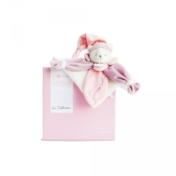 Doudou collector ours rose Doudou et compagnie