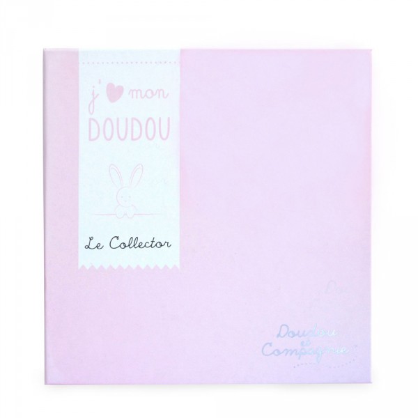 Doudou collector ours rose Doudou et compagnie