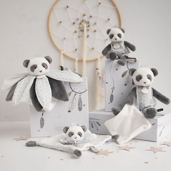 Doudou pétales panda attrape-rêve Doudou et compagnie