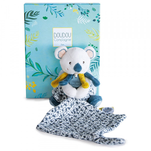 Peluche bébé pantin avec doudou yoca le koala Doudou et compagnie