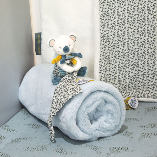 Peluche bébé pantin avec doudou yoca le koala Doudou et compagnie