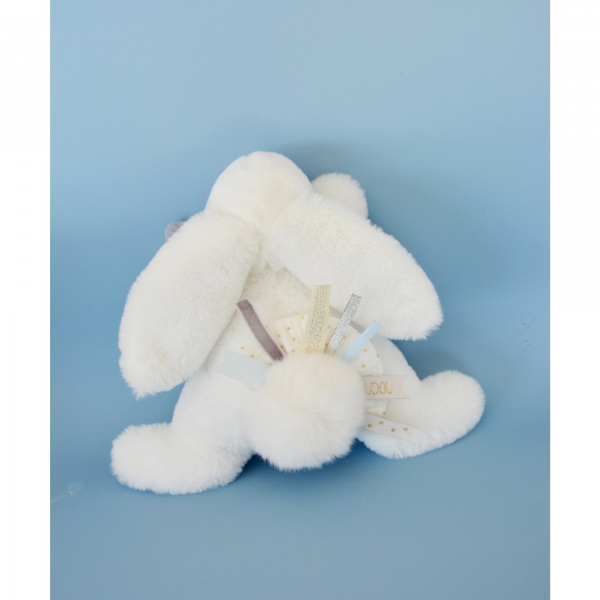 Peluche bébé happy pop pompon paon Doudou et compagnie