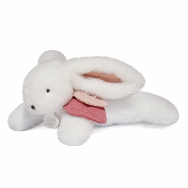 Peluche bébé happy pop pompon paon Doudou et compagnie