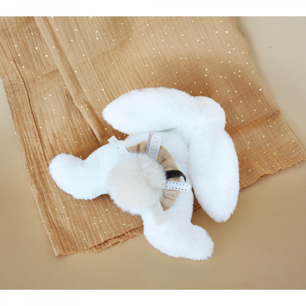 Peluche bébé happy pop pompon paon Doudou et compagnie