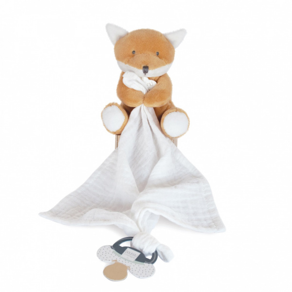Doudou attache sucette perlidoudou ours petit roi Doudou et compagnie