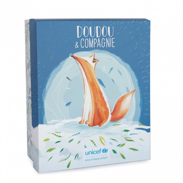 Peluche renard unicef Doudou et compagnie