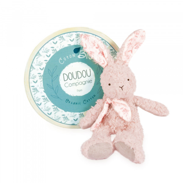 Doudou botanic - lapin rose Doudou et compagnie