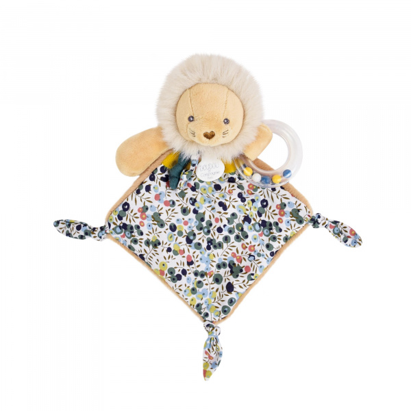 Doudou hochet boh'aime lion Doudou et compagnie