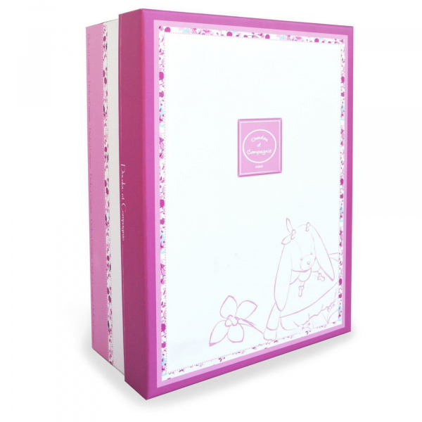 Doudou lapin cerise Doudou et compagnie