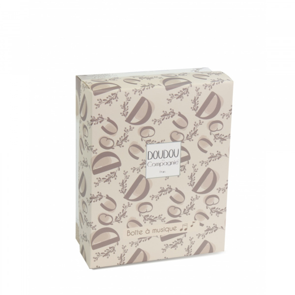 Boîte à musique lapin doudou beige Doudou et compagnie