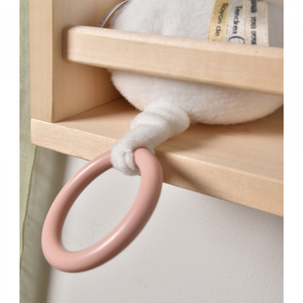 Boîte à musique ours 20 cm rose Doudou et compagnie