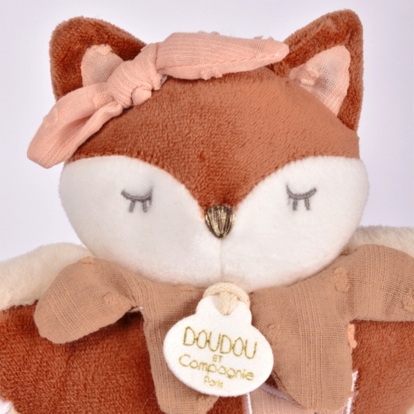 Boîte à musique doudou 16 cm mina la renarde Doudou et compagnie