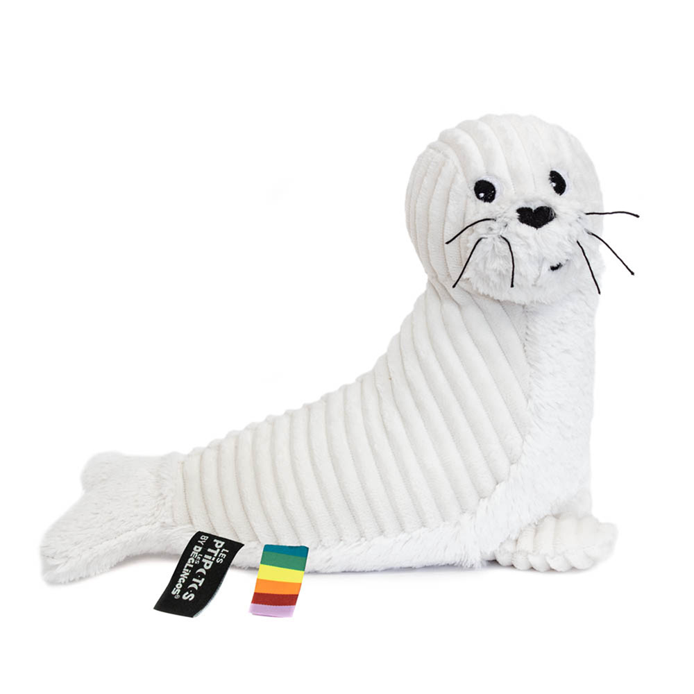 Peluche Bebe Phoque Glissou Blanc Les Ptipotos De Les Deglingos Sur Allobebe