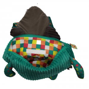 Sac à dos velours loup Les deglingos