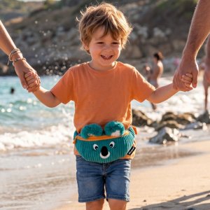 Sac banane enfant velours berlingos le koala Les deglingos