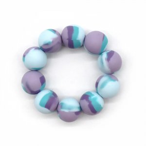 Anneau de dentition silicone et bois Les deglingos