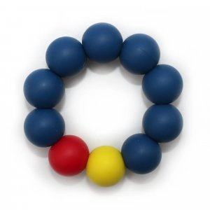 Anneau de dentition silicone et bois astros le hibou Les deglingos