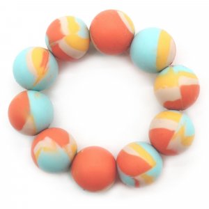 Anneau de dentition silicone et bois cyranos le renard Les deglingos