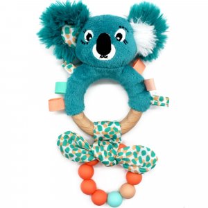 Anneau de dentition silicone et bois berlingos le koala Les deglingos