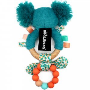 Anneau de dentition silicone et bois berlingos le koala Les deglingos